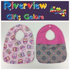 Reversible Bib - Owls Reversible Bib - Owls